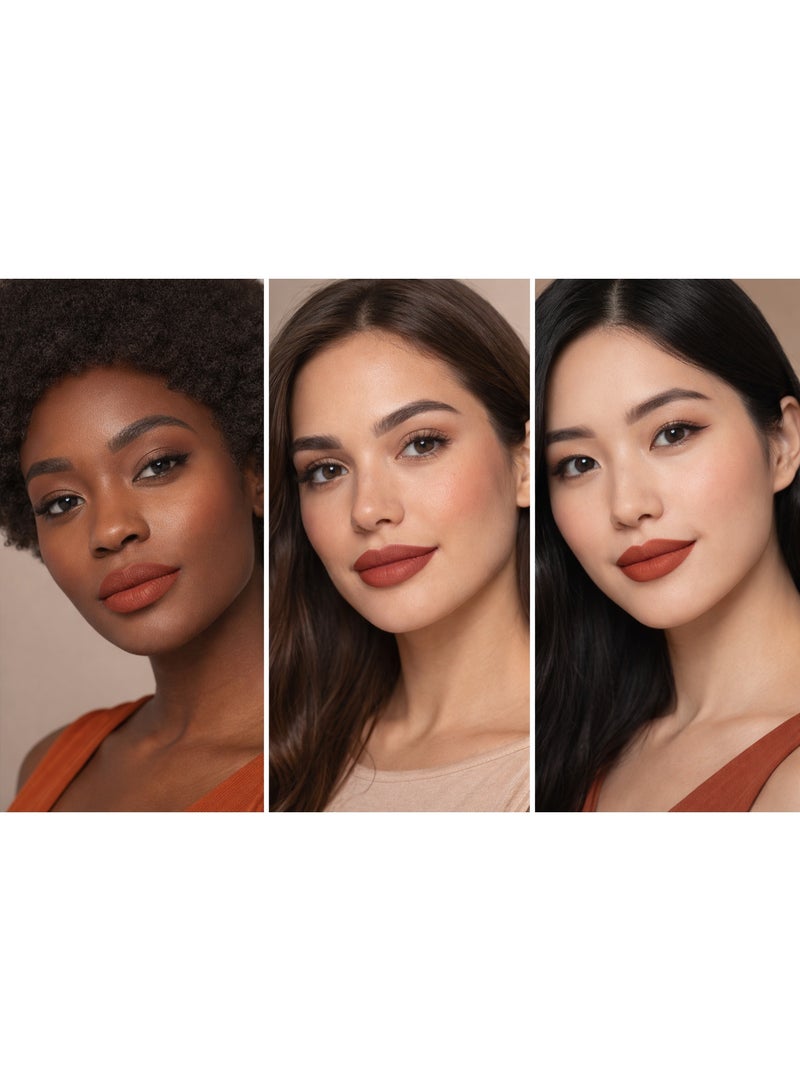 VATENN ITALY 18 Hr Kissproof Lipstick 03 Matte liquid lipstick, Lead-Free ,No Dry Feel, Weightless Feel, Vinyl Ink Kissproof /Lip Lingerie Transfer-Proof, All Day Wear. - Image 2